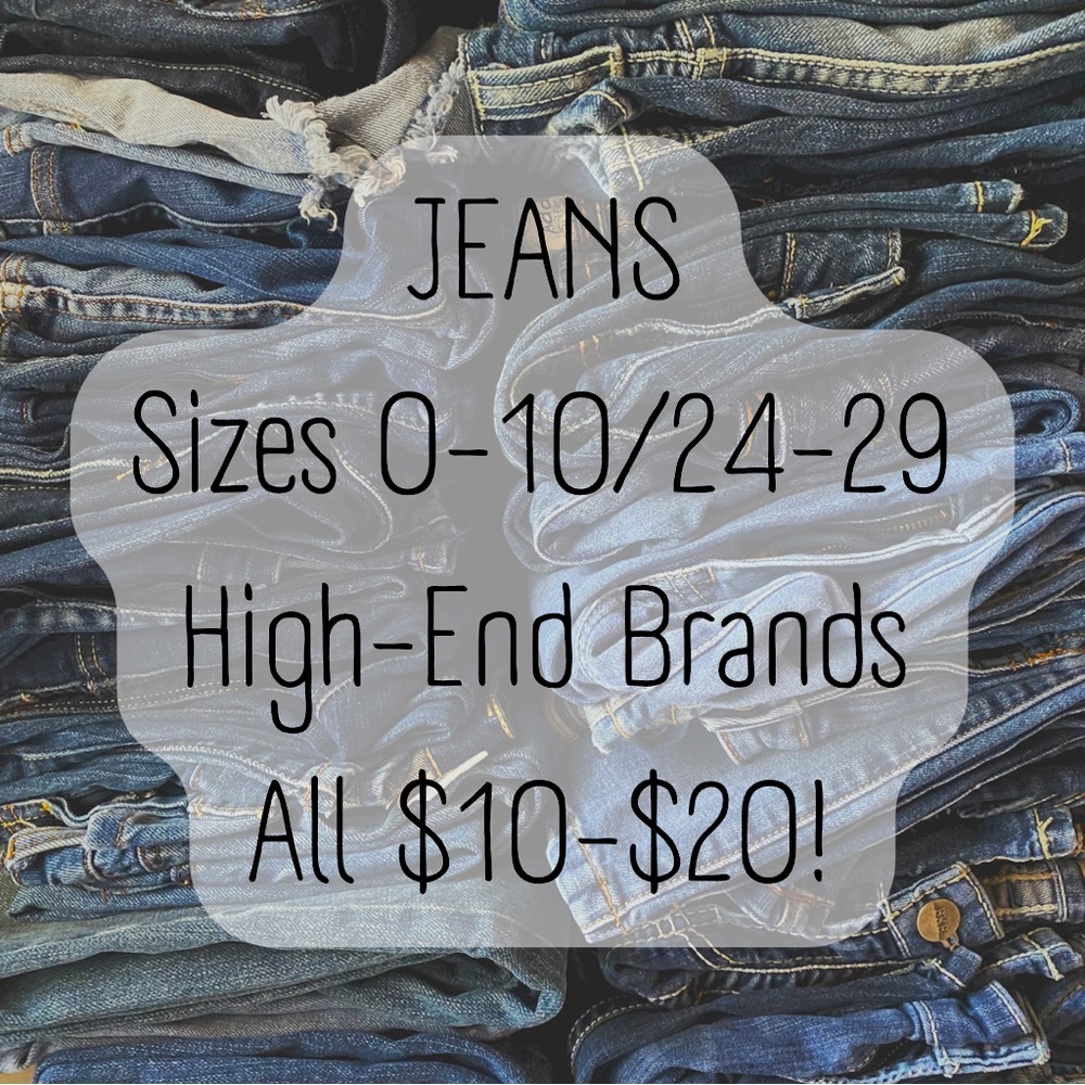 Bunch of jeans for sale!